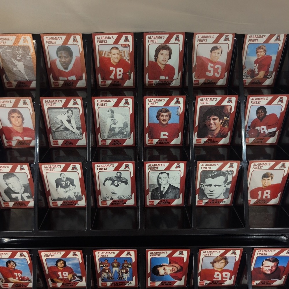 Vintage Alabama's Finest Coca-Cola Football Trading Cards Lot Crimson Tide NM - Picture 3 of 3